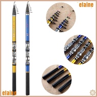 ELAINE2 Telescopic fishing rod 1.5m,1.8m 2.1m 2.4m 2.7m  Sea Pole Carbon Material Retractable