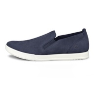 ECCO TRAVEL POC MEN'S LEATHER SLIP-ON SHOES