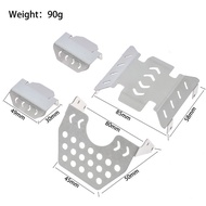 MJX Hyper Go H8P Stainless Steel Chassis Armor Guard Protection Protector Skid Plate 1/8 RC Car Upgr