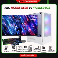 AMD RYZEN5 5600 I RTX4060 I MONITOR 24 100Hz I SSD 500GB ครบชุดพร้อมใช้