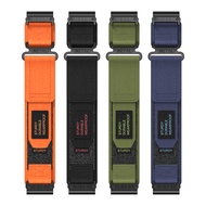 22mm 26mm Nylon woven canvas strap suitable for Garmin Forerunner 935 945 955 965 Fenix 7 7X 6 6X 5 5X watch two-part Velcro sports wristband