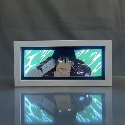 Anime Light Box Jujutsu Kaisen Toji Fushiguro Lamp for Room Decor Led Night Light Lightbox Manga 3d 