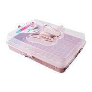 Lux Party Butler Carrier Container (Dull Pink) 57x28x9Cm