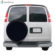 PVC Black Car SUV Tire Cover Wear-resistant Durable Spare Storage Cover for Auto Car SUV Minibus
