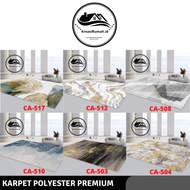 Kreasi Rumah.id - New Patterned Polyester Floor Carpet Minimalist Carpet/ Size 120X200 CM 180X250 CM
