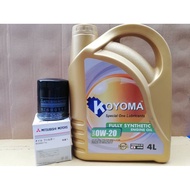 MITSUBISHI / PROTON OIL FILTER (MZ 690115) + KOYOMA 0W20 FULLY SYNTHETIC ENGINE OIL