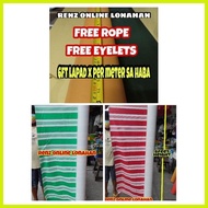 ❁ ♙ ⚾︎ Per Meter Stripe Tolda Trapal 6ft Height x per meter sa haba / Diy Lona/ Lona Tolda Tarpauli