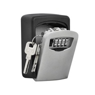 4 Digit AirBnB Door Lock Key Lock Box Wall Mount Safe Security Storage Case Organizer Kunci Pintu Ai