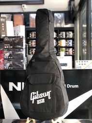 Gibson กระเป๋ากีต้าร์โปร่ง สำหรับจัมโบ้ ใส่ได้ถึง 42" นิ้ว กระเป๋าเสริมด้านหน้า ซอฟเคสกีต้าร์ กระเป๋าโปร่งจัมโบ้ - มีปลายทาง