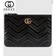 LV_ Bags Gucci_ Bag 525541 leather pouch Bumbags Long Wallet Chain Wallets Purse Clutch 1IDS