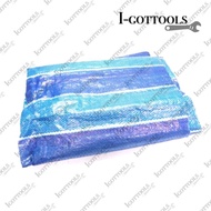 PE TARPAULIN CANVAS-BLUE/WHITE