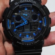 Jam G-Shock Casio GA-100-1A2R second // gshock ga100 second