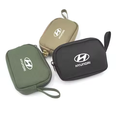 Car Wallet ID Credit Card Multi Function Storage Accessories For Hyundai I10 Tucson Solaris I30 Cret