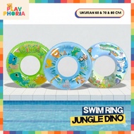 Animal Jungle Swim Round Ring for Children Ring Float Kids Water Toys Beach Toys for Kids