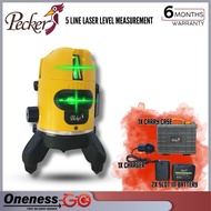 PECKER 5-LINE LASER LEVEL GREEN LIGHT