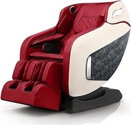 Fashionable Simplicity Massage chair manipulator whole body elderly intelligent massager automatic multifunctional SL space capsule sofa Multifunction smart massage (Color : Red)