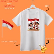 MERAH TSHIRT FOR THE 80TH INDONESIAN INDEPENDENCE DAY, AUGUST 17, 2025, INDONESIA, INDEPENDENCE, RED