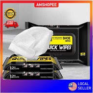 Quick Wipes 12 sheets Shoes Cleaner Magic Tissue Wipes Tissue