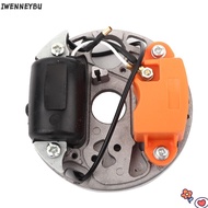 IWENNEYBU Ignition Coil Kit, Lead Wire Set Metal Ignition Coil, Durable Orange Replacement Part Dire