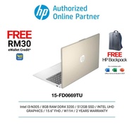HP Laptop (I3-N305/8GB/512GB SSD/W11H/2YW BP + OPI) 14-EP0300TU/14-EP0301TU/15-FD0538TU/15-FD0539TU/
