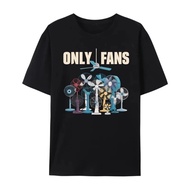 Men's T-Shirt Only Fans And Women's Fashion Clothing Short-Sleeved Cotton Printed Shirt Round Neck R