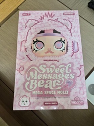 Pop Mart Sweet Messages Bear Mega Space Molly 甜蜜訊息熊 400%