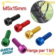 M5 X 15Mm Bolts Bicycle Cage Bottle Bolts M5 Alloy Bolts