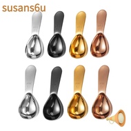 SUSAN Coffee Bean Measuring Spoons, 1 Tbsp or 2 Tbsp Stainless Steel Coffee Scoops, Durable 15/30ml 