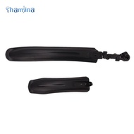 [Shamjina] 2 Pieces Two-Wheeler Plastic Mudguard Lightweight Extended Bike Mudguard Wide Wheel Fit M