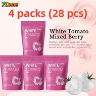 【4 pek】7Lume 9 in 1 White Tomato Powder KKM&HALAL Minuman Mix royal berry Kencang & Cerah Kulit acai