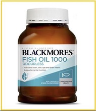 BLACKMORES 澳佳寶1000MG無味魚油400粒 FISH OIL 1000 ODOURLESS 400 CAPSULES
