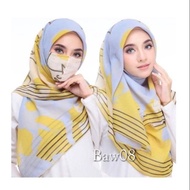 |02|TUDUNG BAWAL MASK PRINTED BIDANG 45