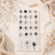 Z ⭕️ Dandelion Seal Plant Seal Transparent Seal