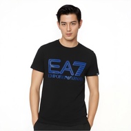 Arma  EA7 Men's New Cotton T-shirt with Personalized Logo Printing, High Quality Short Sleeve T-shir