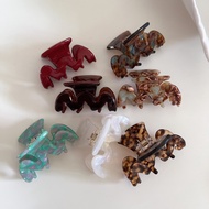 Caliloops Women's Plain Plastic Hair Clips Korean Style Hoyeon