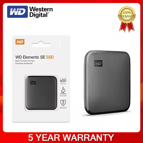 WD Elements SE 2TB 1TB 480GB Portable Solid State Drive External SSD USB 3.0 External Hard Drive Ori
