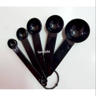Plastic Measuring Spoon Black Teaspoon