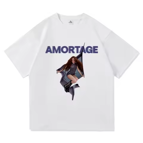 Jisoo New Song Earthquake T Shirt 2025 Fashion Women Clothing Harajuku Unisex High Quality Clothes C