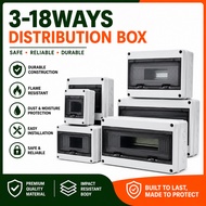 Waterproof Ways Distribution Box IP65 Anti-Leakage Electric Box 3ways 5ways 8ways 12ways 18ways