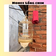 Homee Bird Cage Recommended Bird Cage Rustic Pressed Cheap Bamboo Material With Accessories