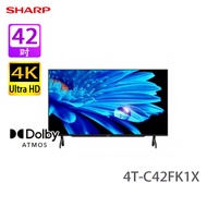 SHARP 聲寶 4T-C42FK1X 42 吋 UHD 4K 智能電視 4K 超高清智能電視