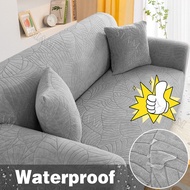 Thickened Embossed Velvet Sofa Covers L Shape Universal Non-slip Elastic Sofa Protector Sofa Cover