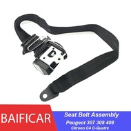btnx ชุดประกอบเข็มขัดนิรภัยรักษาความปลอดภัยที่นั่งด้านหน้าใหม่สำหรับ Peugeot 307 308 408 508 Citroen