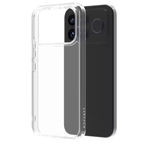 For Redmi K90 Pro Max Case LeReach TOC Transparent TPU Frame PC Hard Back Cover