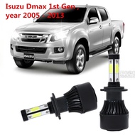 หลอดไฟหน้า Led 4ด้าน H 4 6000 K 2ชิ้นสําหรับ Isuzu Dmax 1st Gen ปี2005-2013