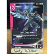 Blitz Gundam (GD01 English/Japanese 49 R Red) Gundam Card Game [Unit]