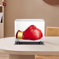 blesiya Boxing Glove Display Case Fathers Day Gifts for Dad Protection Sports Collectibles Display B