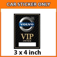 Volvo VIP - Car Sticker