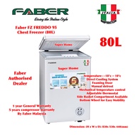 Faber Chest Freezer FZ FREDDO 95 80L Chest Freezer