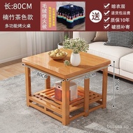 Solid Wood Heating Table Household Square Heating Table Full Set Winter Heating Table Rack Foldable Dining Table Stool Table